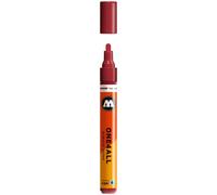 Molotow ONE4ALL 227.204 Marqueur de peinture acrylique, 4 mm, bordeaux, 1 pièce