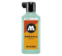 Molotow ONE4ALL Recharge acrylique couleur 020 bleu lac pastel 180 ml Encre de recharge pour marqueur permanent
