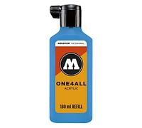 Molotow ONE4ALL Refill Acrylique Couleur 230 Chock Bleu 180 ml Recharge pour marqueur permanent