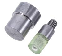 MOLUCKFU 2 Pièces outil de presse manuelle en acier matrice pour rivets 6mm pose rapide et stable pour boutons sur chapeaux et vêtements