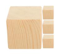 MOLUCKFU 4 Pièces Blocs de Rehausse en Bois pour Meubles, Canapé et Cale | Perçage ni Outils, Structure Stable, Crée de L’espace de Rangement, pour Pieds de Table et Canapé