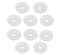 MOLUCKFU Bobine en plastique vide, Organisateur de fils, Lot de 10, Blanc, Réutilisable, Diamètre 2 Pouces, pour Atelier d'artisanat et Maison