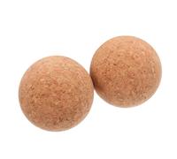 MOLUCKFU Bouchon Liege Vin en Liège Naturel, Bouchon à Large Ouverture pour Carafe de Vin, Lot de 2 Pièces Sphériques, Design Protecteur Anti-éclats pour Projets Décoratifs