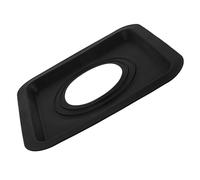 MOLUCKFU Coussin de Protection pour Brûleur Gazinière en Silicone Noir, Facile à Nettoyer et Protège les Taches D'huile, Accessoire Indispensable pour Cuisinière à Gaz