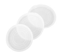 MOLUCKFU Couvercle de Bol en Plastique 3pcs Anti-débordement pour Bol Mélangeur à Pétrir Articles Cuisine pour Usage Familial Couvercle de Canette de Soda