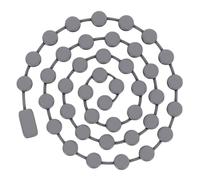 MOLUCKFU Dessous de Plat et Antidérapant Chaîne Isolation Thermique en Silicone Design Multi-Usage Élégant Manique Résistant la Chaleur pour Dîner et Cuisson