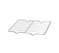 MOLUCKFU Grille de Refroidissement Égouttoir à Biscuits en Acier Inoxydable 35x24 Cm Solide et Pratique pour Cuisson et Barbecue pour Cuisson Intérieure et Extérieure