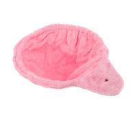 MOLUCKFU Hamac pour Arbre à Chat en Peluche, Rond, Rose | Fleece Doux, Anneau Acier, Fixation Polyvalente, pour Chatons et Chats Adultes, Gain de Place