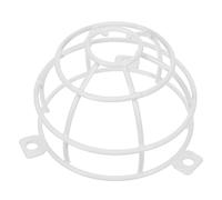 MOLUCKFU Housse de Protection pour Détecteur de Fumée, Grille en Fer Blanche, Diamètre Intérieur 87mm, Extérieur 97mm, Trou de Montage 6mm, Installation Flexible, pour Locaux Commerciaux