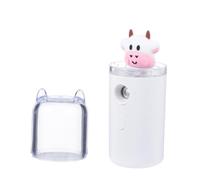 MOLUCKFU Humidificateur Portable à Brumisateur Rechargeable 30ml en Plastique pour Soins Visage Hydratants, Compact et Léger, pour Extérieur et Cabine D'essayage