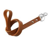 MOLUCKFU Lanière et Porte-clés Clip de Mécanisme Rapide Libération Badge en Cuir Vintage avec Professionnel Bureau et Usage Quotidien