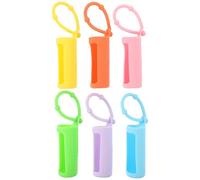MOLUCKFU Pochette de Rangement pour Huile Essentielle 10ml en Silicone, Lot de 6, Étui pour Flacon Roll-on, pour Voyage et Rangement