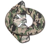 MOLUCKFU Sandales Femme Visière Solaire en Maille, Chapeau à Large Bord en Tissu Protection Solaire et Couvre-Nuque pour Casque de Chantier, Chantiers en Extérieur