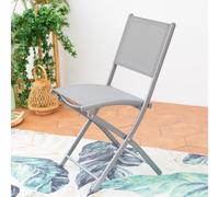 Molvina lot de 4 chaises en acier