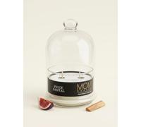 Mom Parfum Bougie Parfumée Collection Signature, Thé Vert/Rose Pivoine/Patchouli/Jasmin/Sakura/Coton/Fleur d'Oranger/Figue/Eucalyptus, 9x9x11 cm, 515g (Figue Santal)