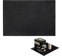 MOMAHUA 45x30cm Tapis Égouttoir,Tapis de Robinet en Silicone,Égouttoir pour Plan de Travail Anti-Dérapant pour Bar Protection,Cuisine,Salle de Bain Expresso