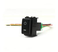 Momentané Bouton Radar pour feu antibrouillard arrière, bouton de différentiel avec fil, Convient pour Nissan Tiida Patrol Y62 Altima X-Trail Qhashqai
