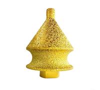 Momfin Mèche à chanfreiner conique pour meuleuse d'angle à filetage M10, meule en carbure de silicium émeri pour biseauter le verre, la porcelaine, le carrelage, la pierre de finition (50 mm)