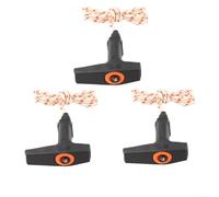 Momfin Poignée de démarrage avec corde de 45 mm pour Elastostart Compatible avec STIHL TS400 TS410 TS420 MS660 MS880 Scie à tronçonner béton Pièce de réparation