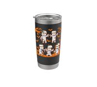 Momie dansante Dab Dance d'Halloween Momies Gobelet isotherme en acier inoxydable double paroi