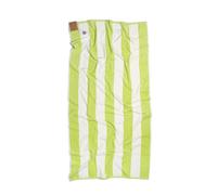 MOMOMUS Grande Serviette de Plage XL, 90 x 180 cm, 100% Coton, Vert | Serviette de plage coton 100 % : une face velours au toucher doux et une face en éponge absorbante