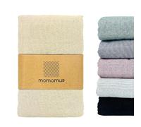 MOMOMUS Jeté Multiusage, Couvre Canapé 2-3 Places, 170 x 260 cm, Beige | plaid canapé grande taille pour 2-3 places, aussi en couvre-lit pour lits de 80-105 cm