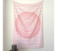 MOMOMUS Serviette de Plage Grande Taille sans Sable - Idéale comme Tapis de Plage Anti Sable XL et Couverture de Pique Nique Fine - Rose, 135x210 cm