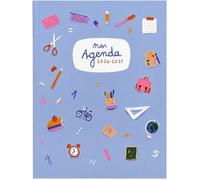 Mon Agenda - Agenda Scolaire 2026 2027, Semainier, 100% Français (Bleu)[AA39]