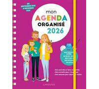 Mon Agenda Famille Organisée 2026 - Collectif - Larousse - broché - Agenda