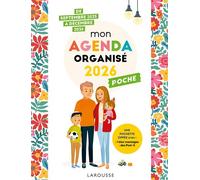 Mon agenda famille organisée 2026 – Poche – Larousse