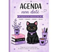 Mon agenda non daté: Organisateur personnel, réalisation d'objectifs et planification hebdomadaire