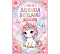 MON AGENDA SCOLAIRE 2026-2027: Primaire : CP, CE1, CE2, CM1, CM2 | Une Page par Jour Organisée par Matière | Calendrier Scolaire Officiel par Zone A, B, C
