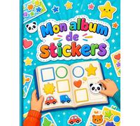 Mon Album de Stickers: Carnet à Stickers Vierge pour Enfants - Album de Collection pour Coller et Conserver ses Autocollants Préférés