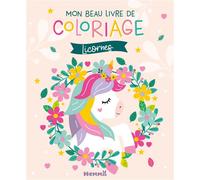 Mon beau livre de coloriage licornes - Carotte Et Compagnie - Hemma - broché - Document jeunesse