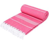 Mon Bijou ® Serviette de Plage, de Sauna, de Hammam, 100x200 cm - XXL - Grande Serviette de Bain Yoga pour Homme et Femme - Fouta Plage - en Coton recy ologique et Durable