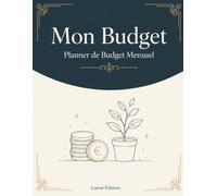 Mon Budget: Planner de Budget Mensuel non daté - Suivez vos revenus, dépenses et épargne sur 12 mois
