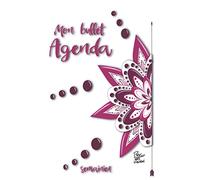 Mon bullet agenda - Semainier | Mandala rose-violet: 52 semaines | Organiseur | Planner | Bullet journal personnalisable | Intemporel | à commencer à tout moment de l’année