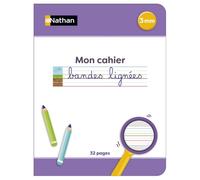 Mon cahier bandes lignées 3 mm à la française