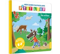 Mon cahier d'autocollants p'tit loup - les animaux - Eléonore Thuillier - Auzou Philippe Eds - broché - Livre-jeu