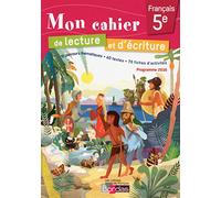 Mon cahier de lecture et d'écriture 5e