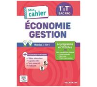 Mon Cahier D'économie-Gestion 1re, Tle Bac Pro - Pochette Élève