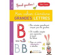 Mon Cahier D'écriture Grandes Lettres Ps/Ms - Spécial Gauchers !