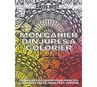 Mon Cahier Dinjures à Colorier: Cahier De Coloriage Pour Adultes Avec Gros Mots, Insultes & Jurons