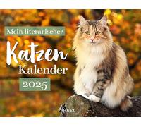 Mon calendrier littéraire chat calendrier mural 2025 : calendrier d'entrée avec douze belles citations. Calendrier 2025 pour chats