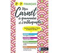 Mon Carnet de grammaire et d'orthographe - 2de / 1re générale et technologique - Bac 2027