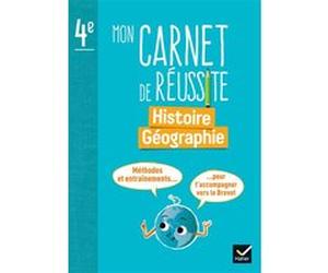 Mon carnet de réussite Histoire-Géographie 4e - Ed. 2025 - Carnet élève Marie-Anne Schaumasse-Vandroy (Auteur)