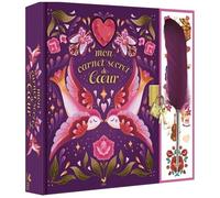Mon Carnet Secrets De Coeur - Coffret Avec 1 Carnet Secret, Des Stickers Et 1 Stylo Plume