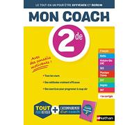 Mon coach 2de - Toutes les matières Seconde 2026-2027 - Mathématiques, Physique-Chimie, SVT, SES, Français, Histoire-Géographie, Anglais
