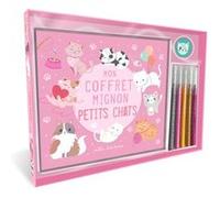 Mon coffret mignon - Petits chats: avec 5 feutres et 15 stickers !