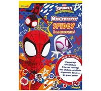 Mon Coffret Spidey À La Rescousse ! - Dans Ce Coffret : 3 Papertoys, Des Stickers, 1 Livre De Coloriage, Des Stickers Métallisés, 4 Portraits De Héros, Un Grand Poster
